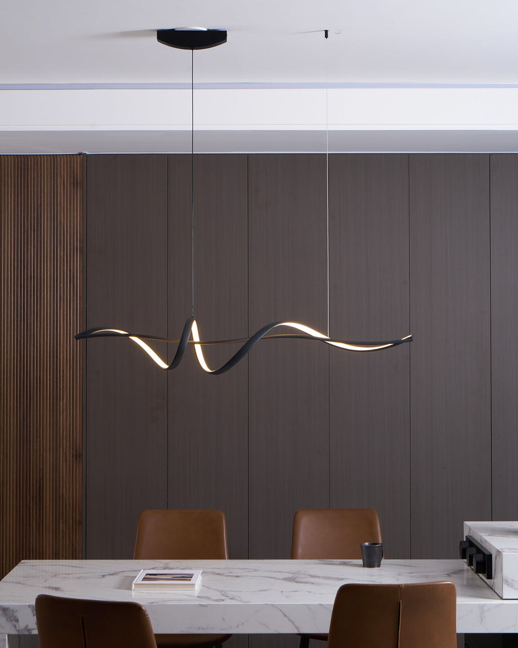 Elsenora Aluminium Pendant Light-Moonnatur