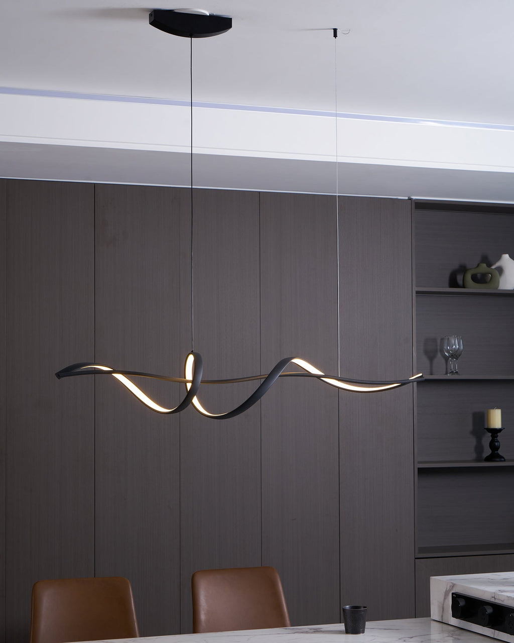 Elsenora Aluminium Pendant Light-Moonnatur