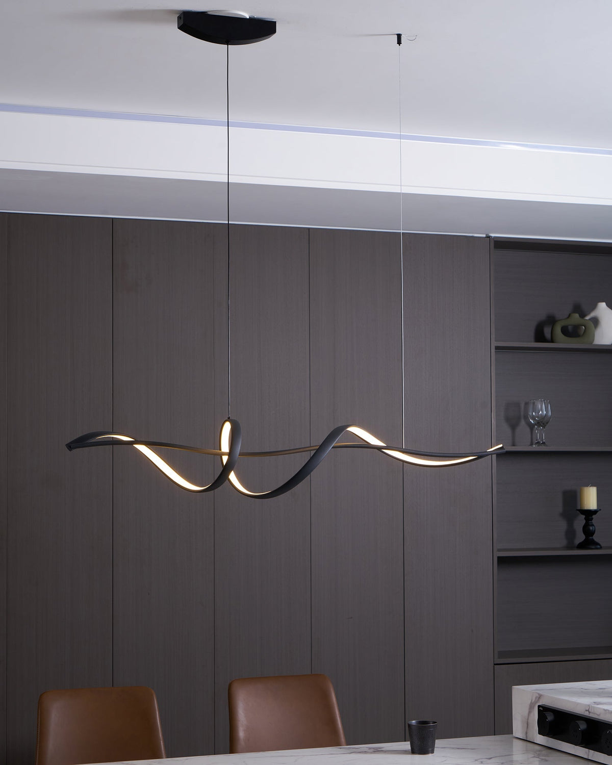 Elsenora Aluminium Pendant Light-Moonnatur