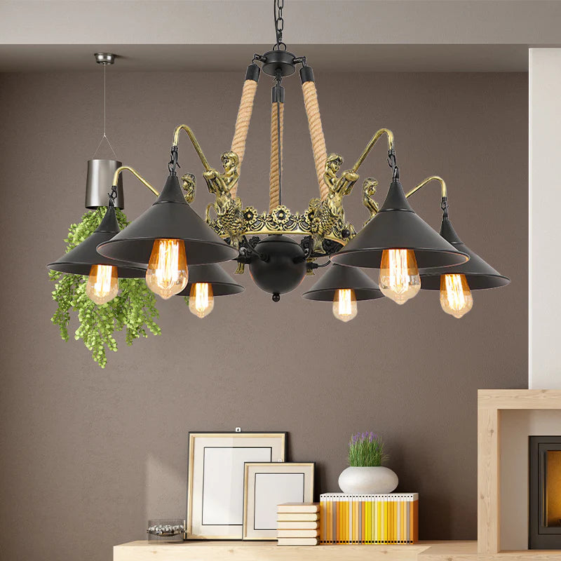 Faldenmere Metal Chandelier-Moonnatur