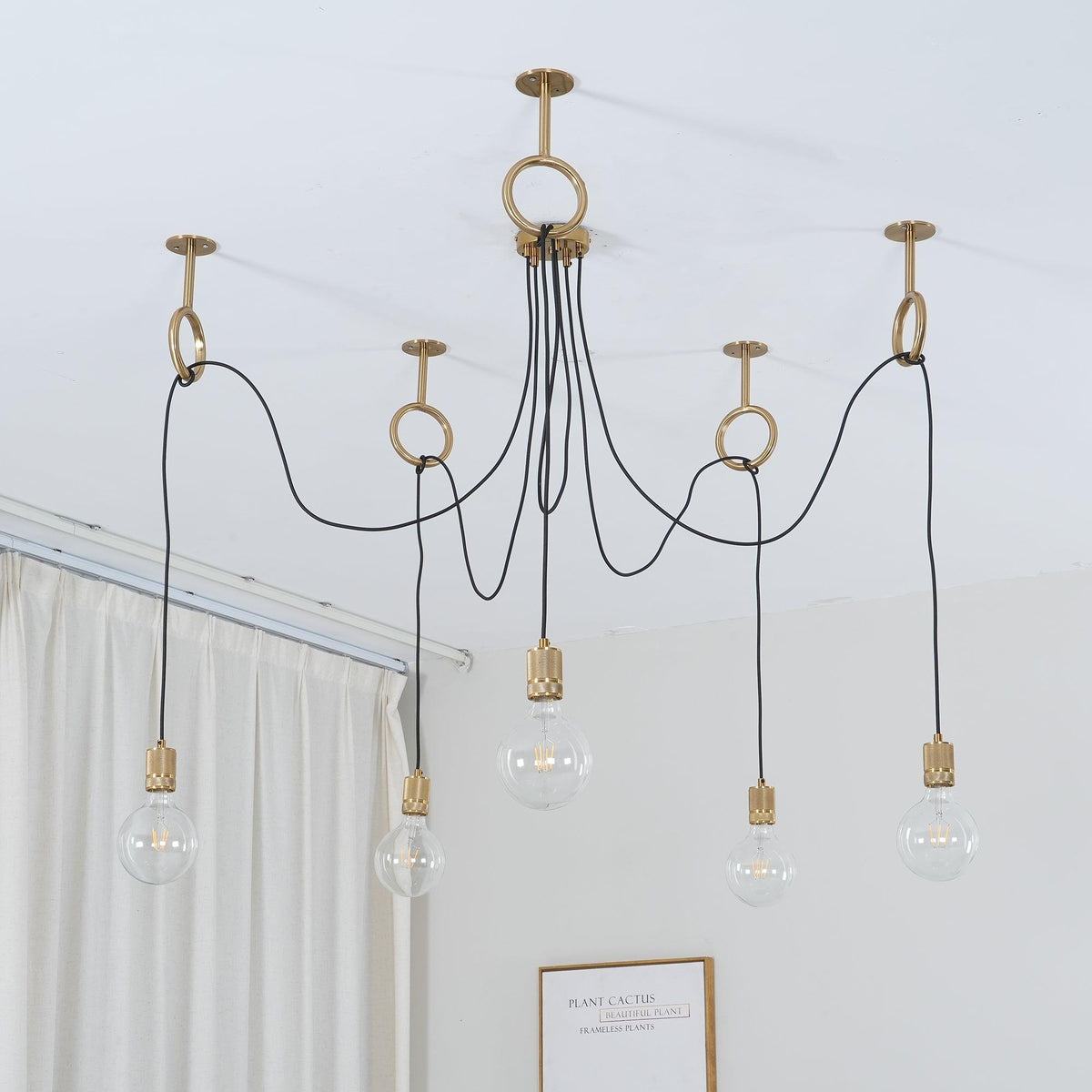 Korrena Metal Chandelier-Moonnatur