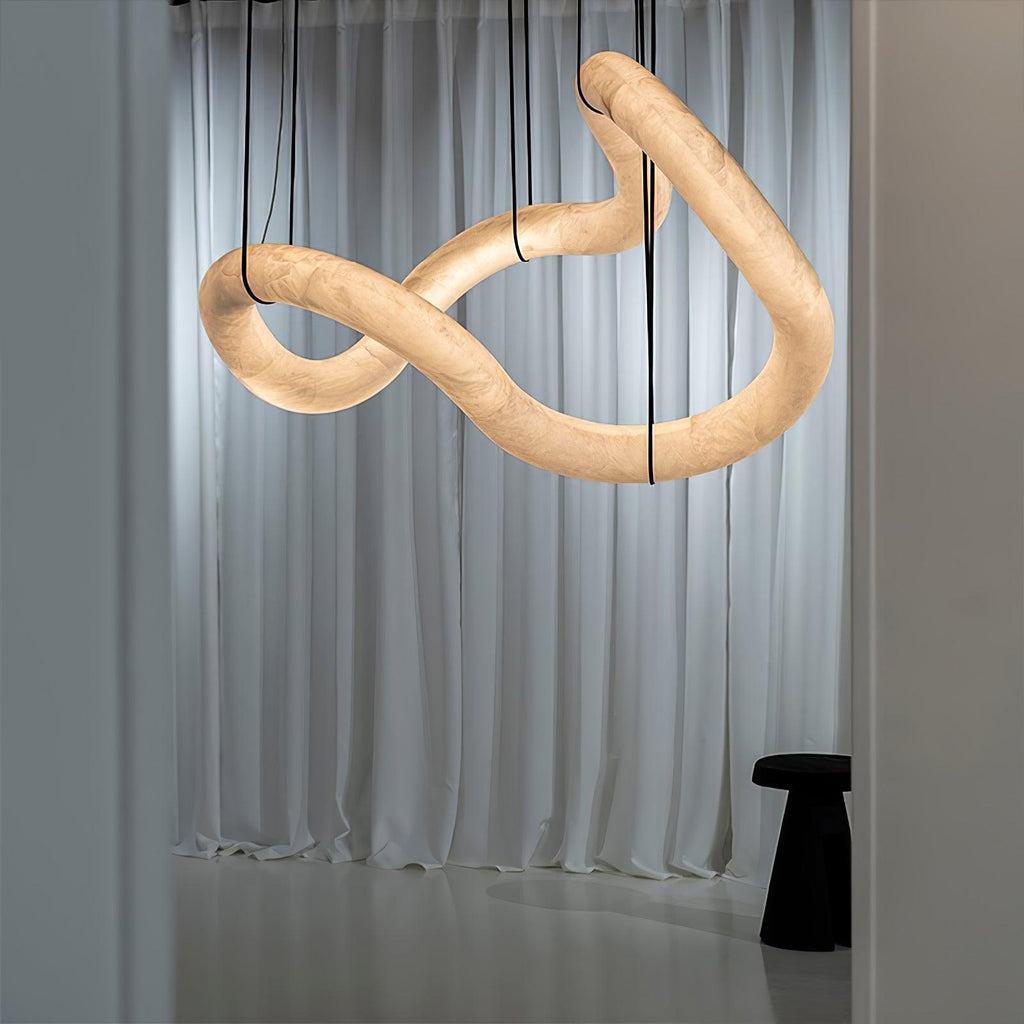 Torrenevia Alabaster Pendant Light-Moonnatur
