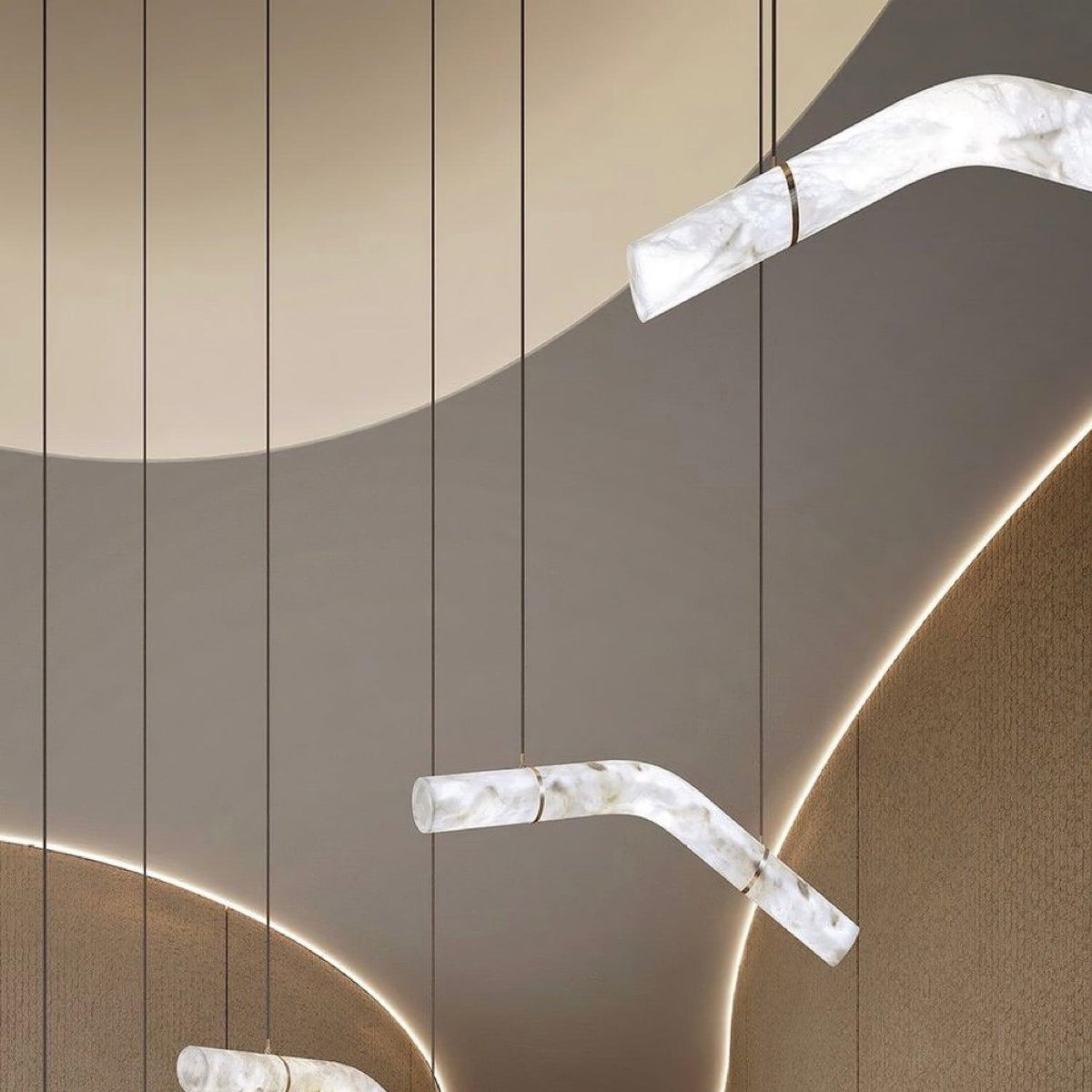 Torrenevia Alabaster Pendant Light-Moonnatur