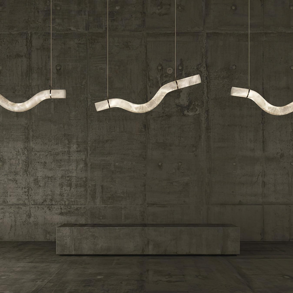 Torrenevia Alabaster Pendant Light-Moonnatur
