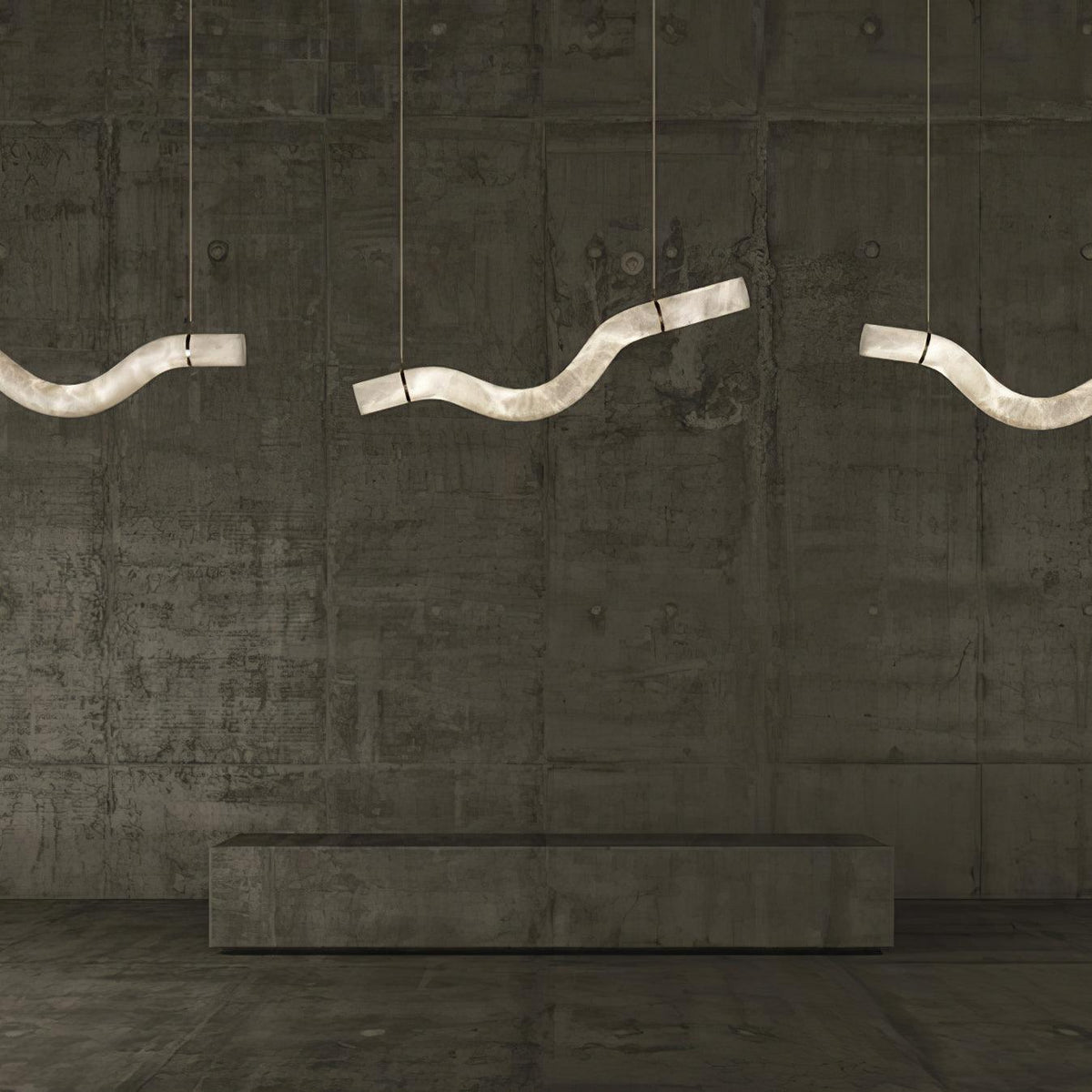 Torrenevia Alabaster Pendant Light-Moonnatur
