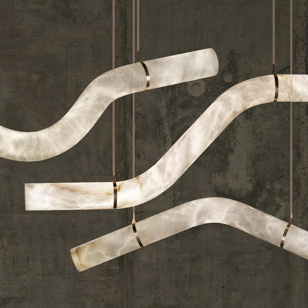 Torrenevia Alabaster Pendant Light-Moonnatur