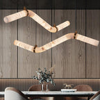 Torrenevia Alabaster Pendant Light-Moonnatur