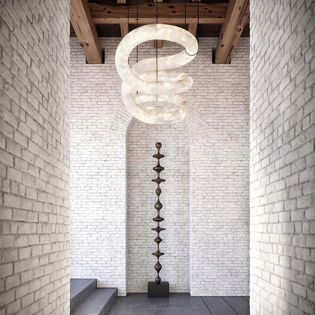 Torrenevia Alabaster Pendant Light-Moonnatur