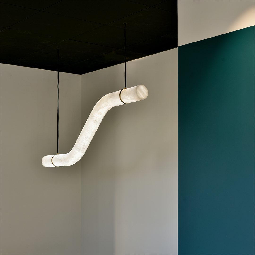 Torrenevia Alabaster Pendant Light-Moonnatur