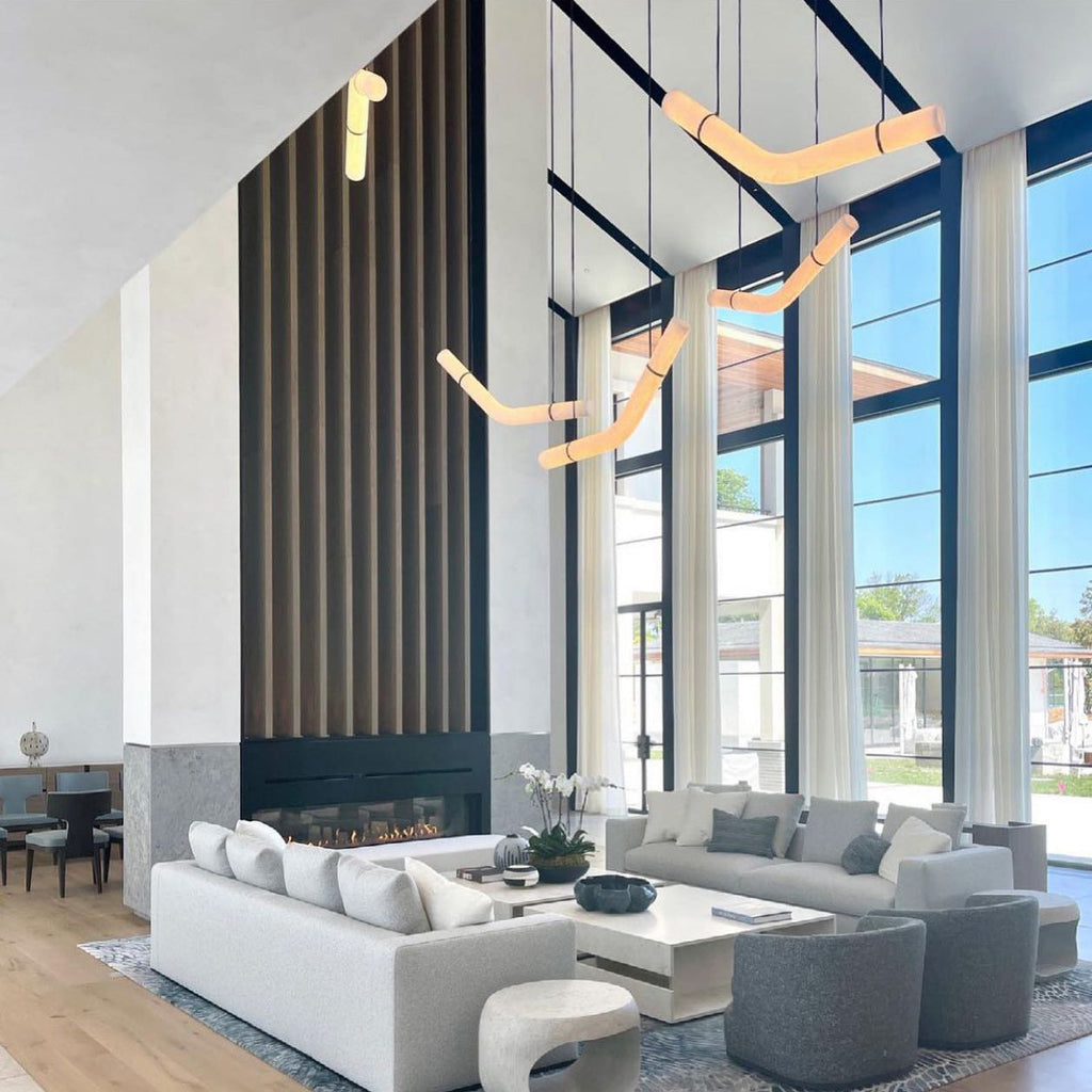 Torrenevia Alabaster Pendant Light-Moonnatur