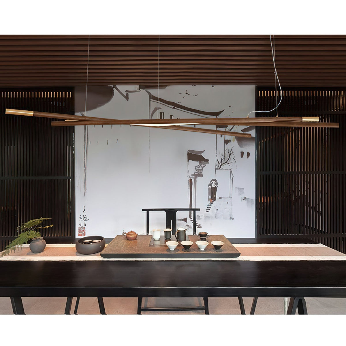 Eldenera Wood Chandelier-Moonnatur