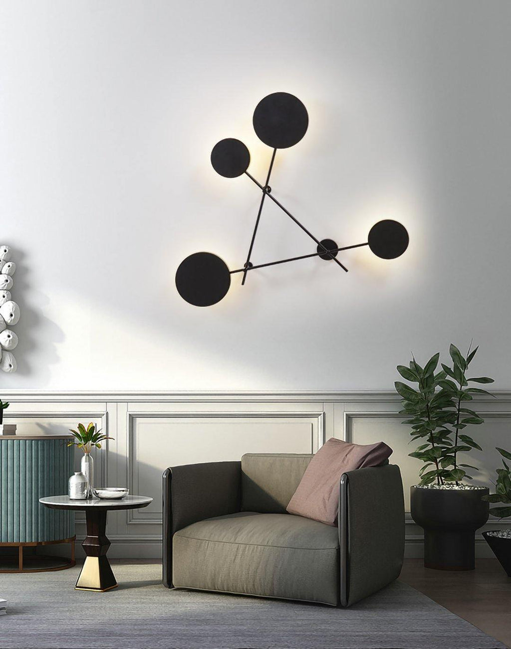Zarenlyn Acrylic Wall Light-Moonnatur