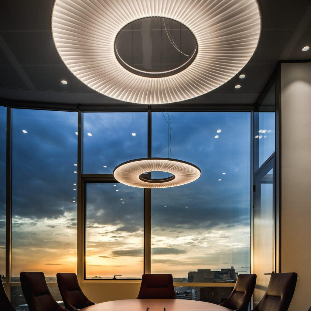 Milrenis Fabric Pendant Light-Moonnatur