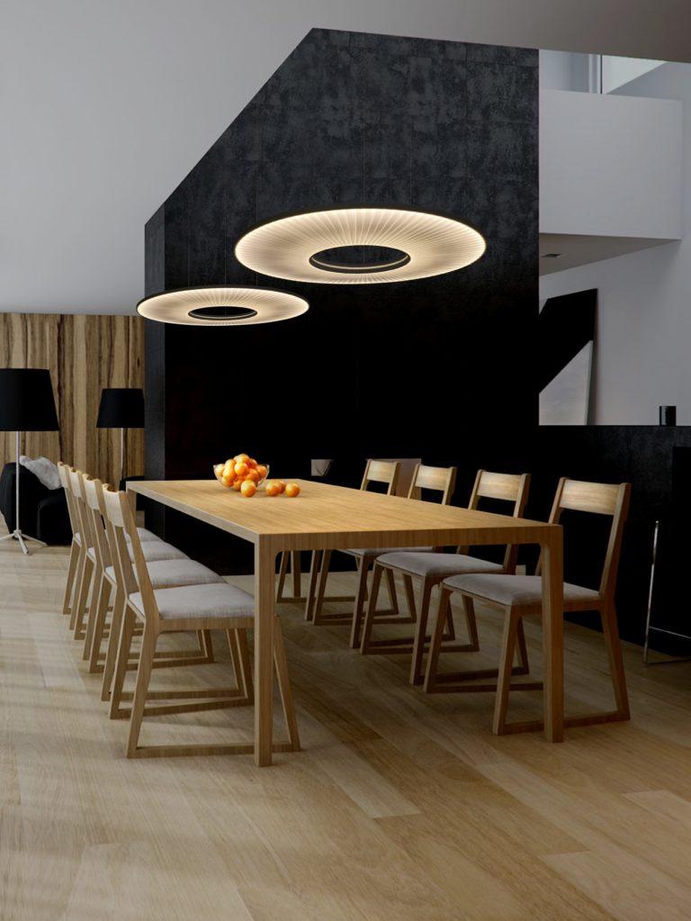 Milrenis Fabric Pendant Light-Moonnatur