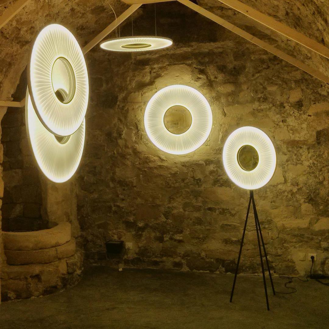 Milrenis Fabric Pendant Light-Moonnatur