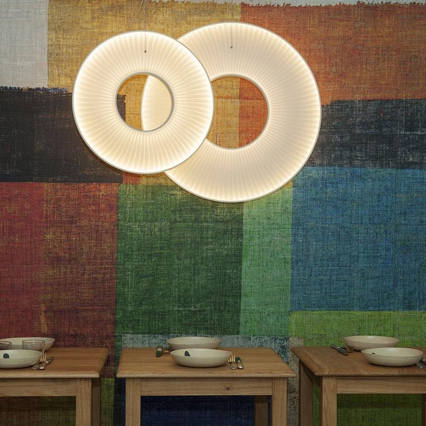 Milrenis Fabric Pendant Light-Moonnatur