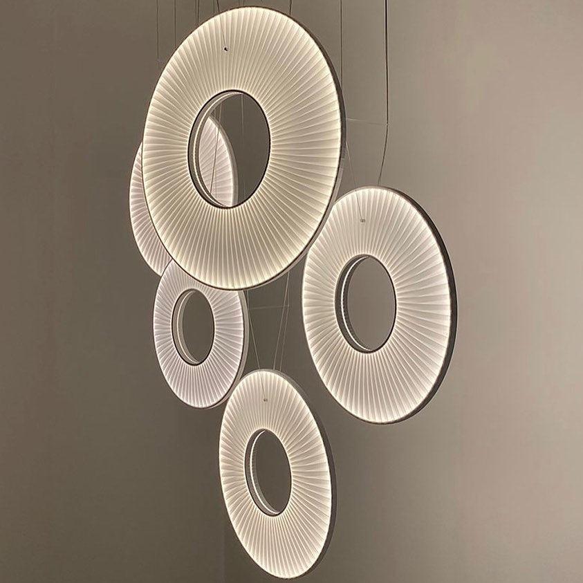 Milrenis Fabric Pendant Light-Moonnatur