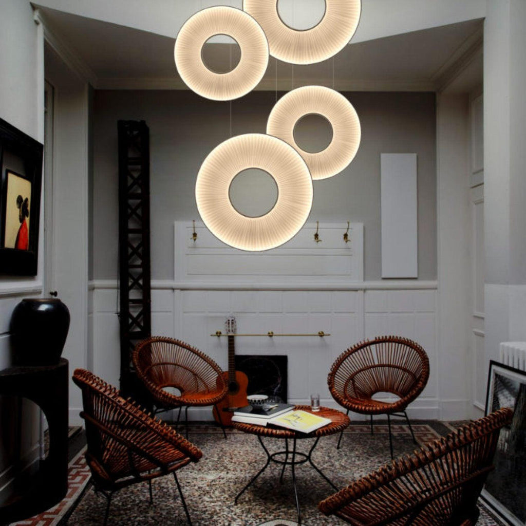Milrenis Fabric Pendant Light-Moonnatur