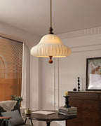 Asterflora Fabric Pendant Light-Moonnatur