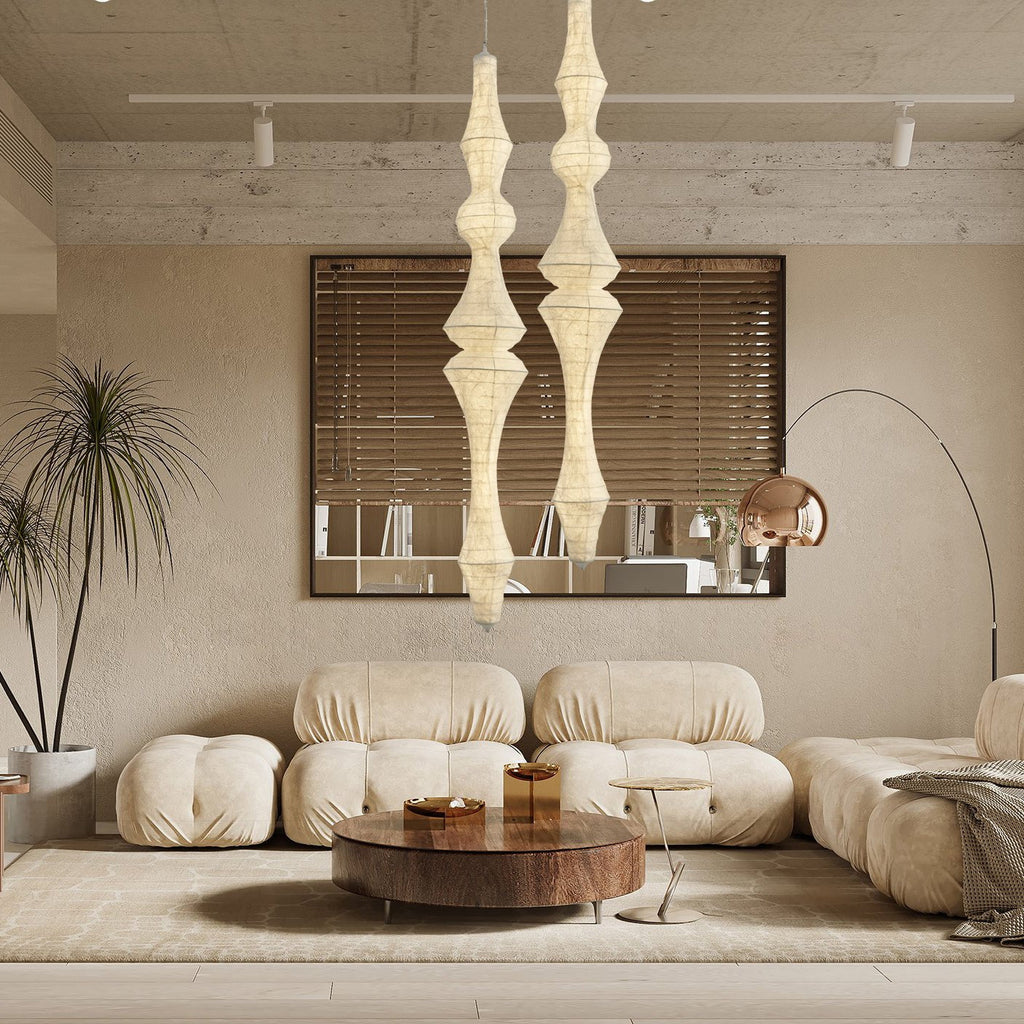 Jarvenelle Silk Pendant Light-Moonnatur