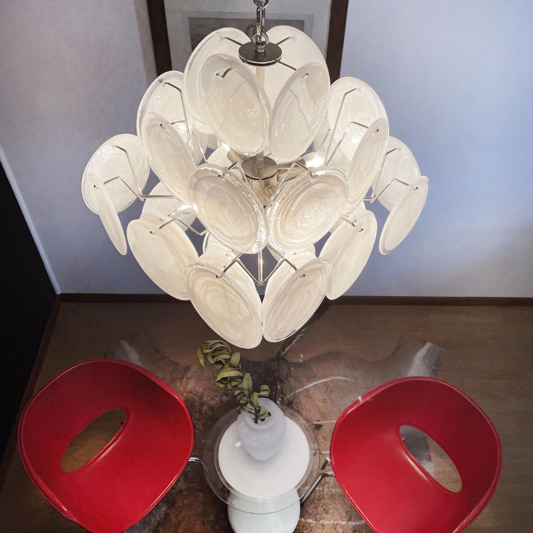 Larenbrook Glass Chandelier-Moonnatur