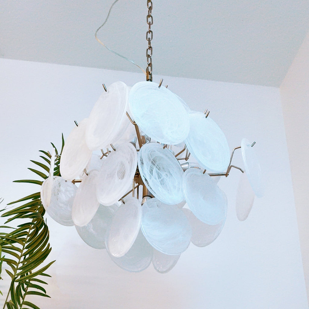 Larenbrook Glass Chandelier-Moonnatur