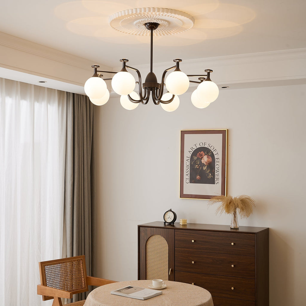 Perenia Glass Chandelier-Moonnatur