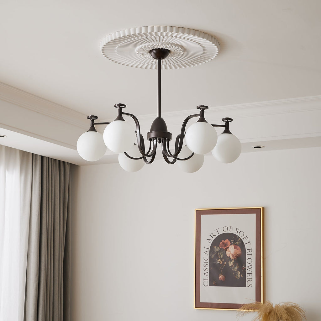 Perenia Glass Chandelier-Moonnatur