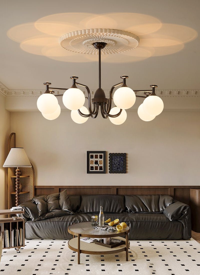 Perenia Glass Chandelier-Moonnatur