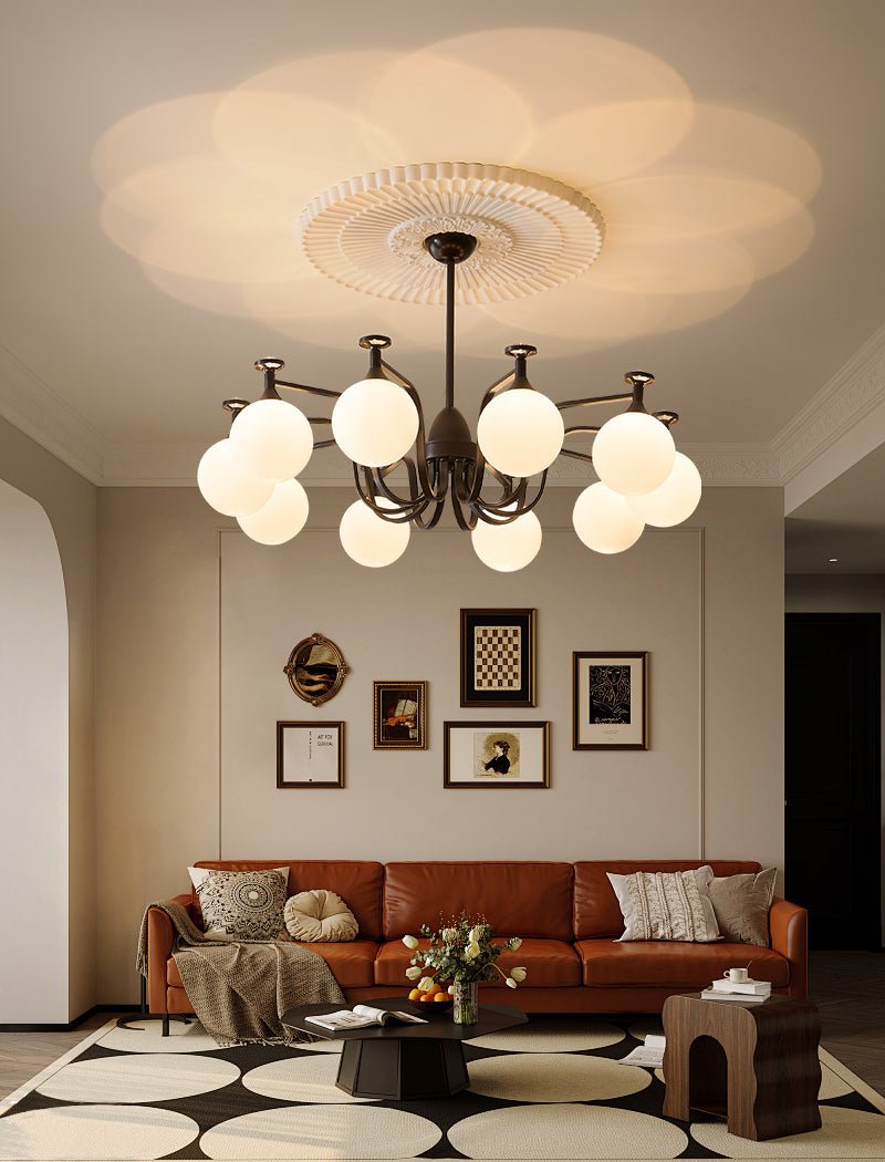 Perenia Glass Chandelier-Moonnatur
