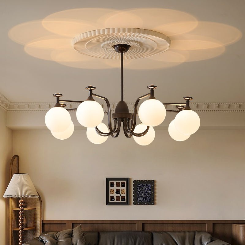 Perenia Glass Chandelier-Moonnatur