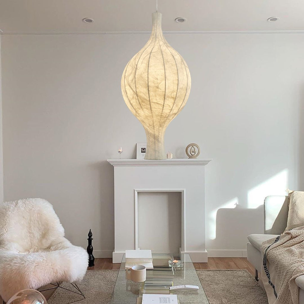 Alwynella Silk Pendant Light-Moonnatur