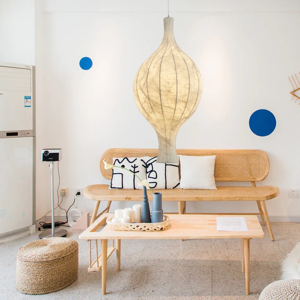 Alwynella Silk Pendant Light-Moonnatur
