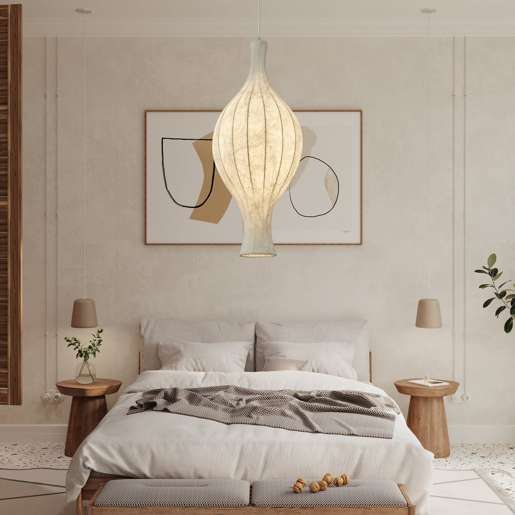 Alwynella Silk Pendant Light-Moonnatur