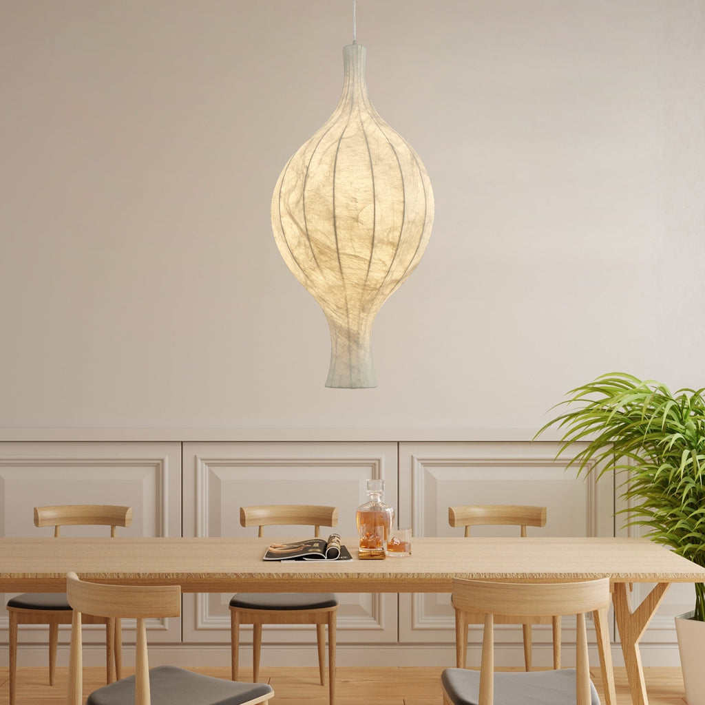 Alwynella Silk Pendant Light-Moonnatur