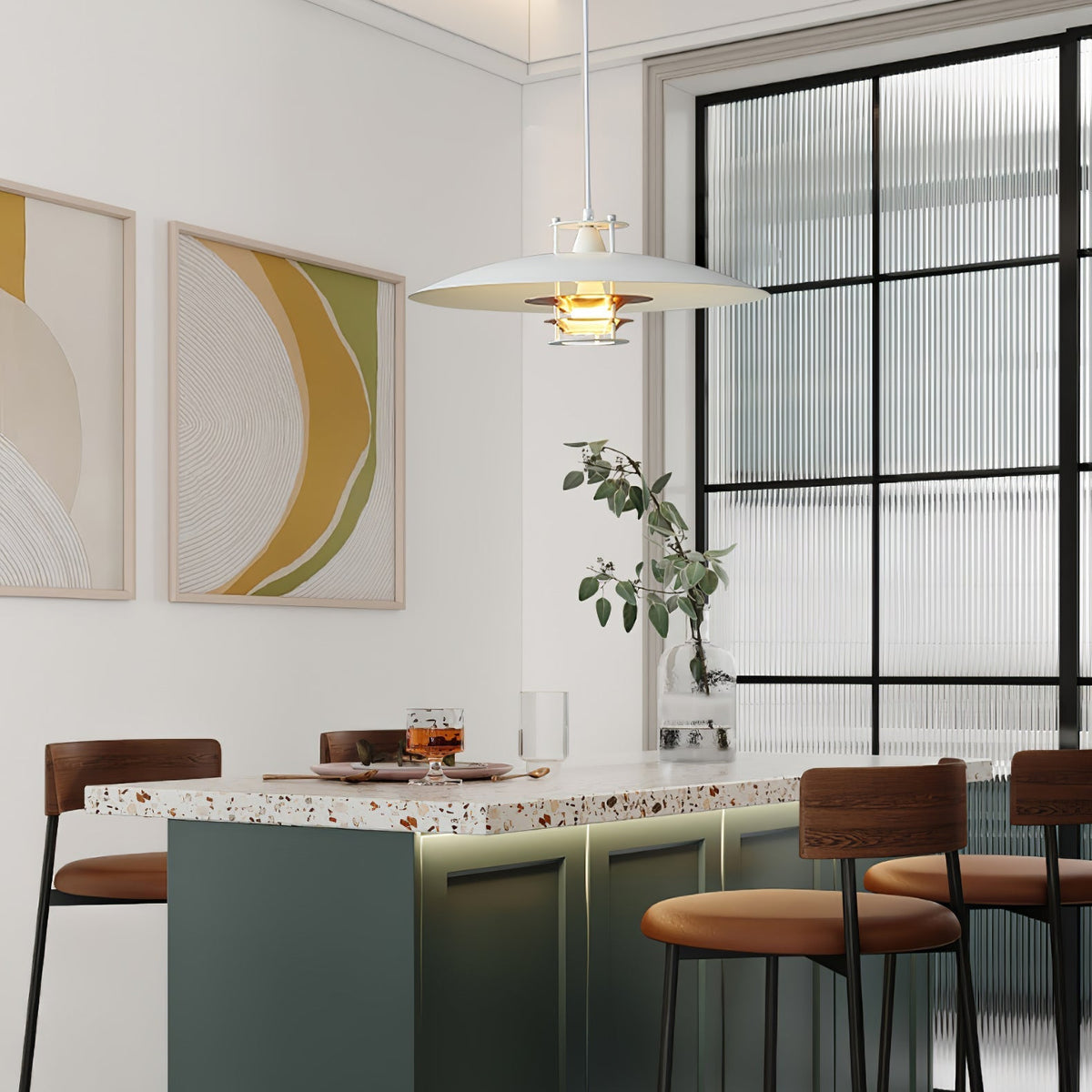 Deldeniel Aluminium Pendant Light-Moonnatur