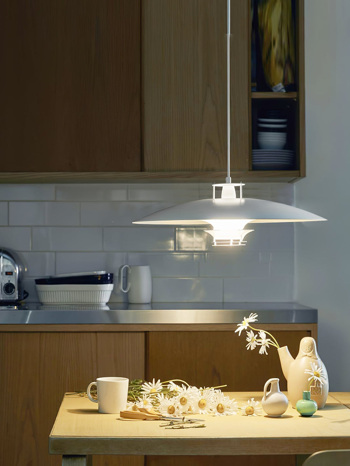Deldeniel Aluminium Pendant Light-Moonnatur
