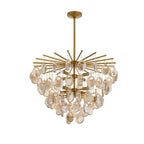 Erlenorie Glass Chandelier-Moonnatur