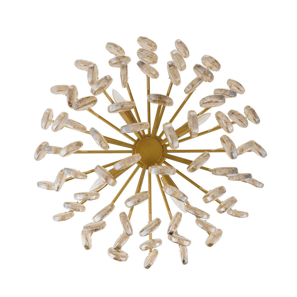 Erlenorie Glass Chandelier-Moonnatur