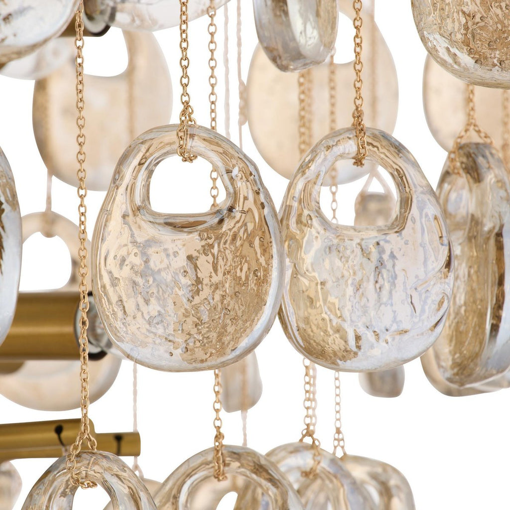 Erlenorie Glass Chandelier-Moonnatur