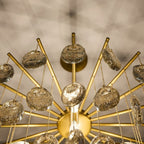 Erlenorie Glass Chandelier-Moonnatur