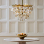 Erlenorie Glass Chandelier-Moonnatur