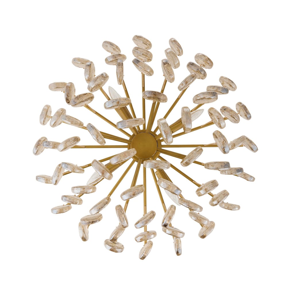 Erlenorie Glass Chandelier-Moonnatur