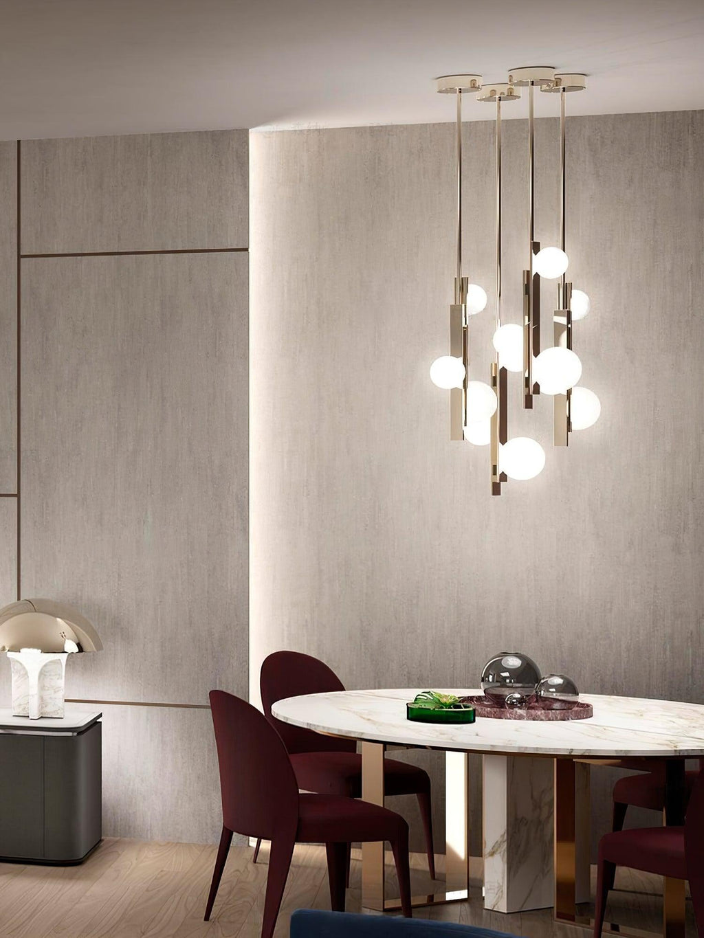 Aubermoss Glass Pendant Light-Moonnatur