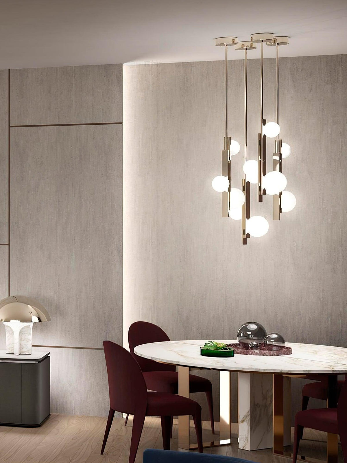 Aubermoss Glass Pendant Light-Moonnatur