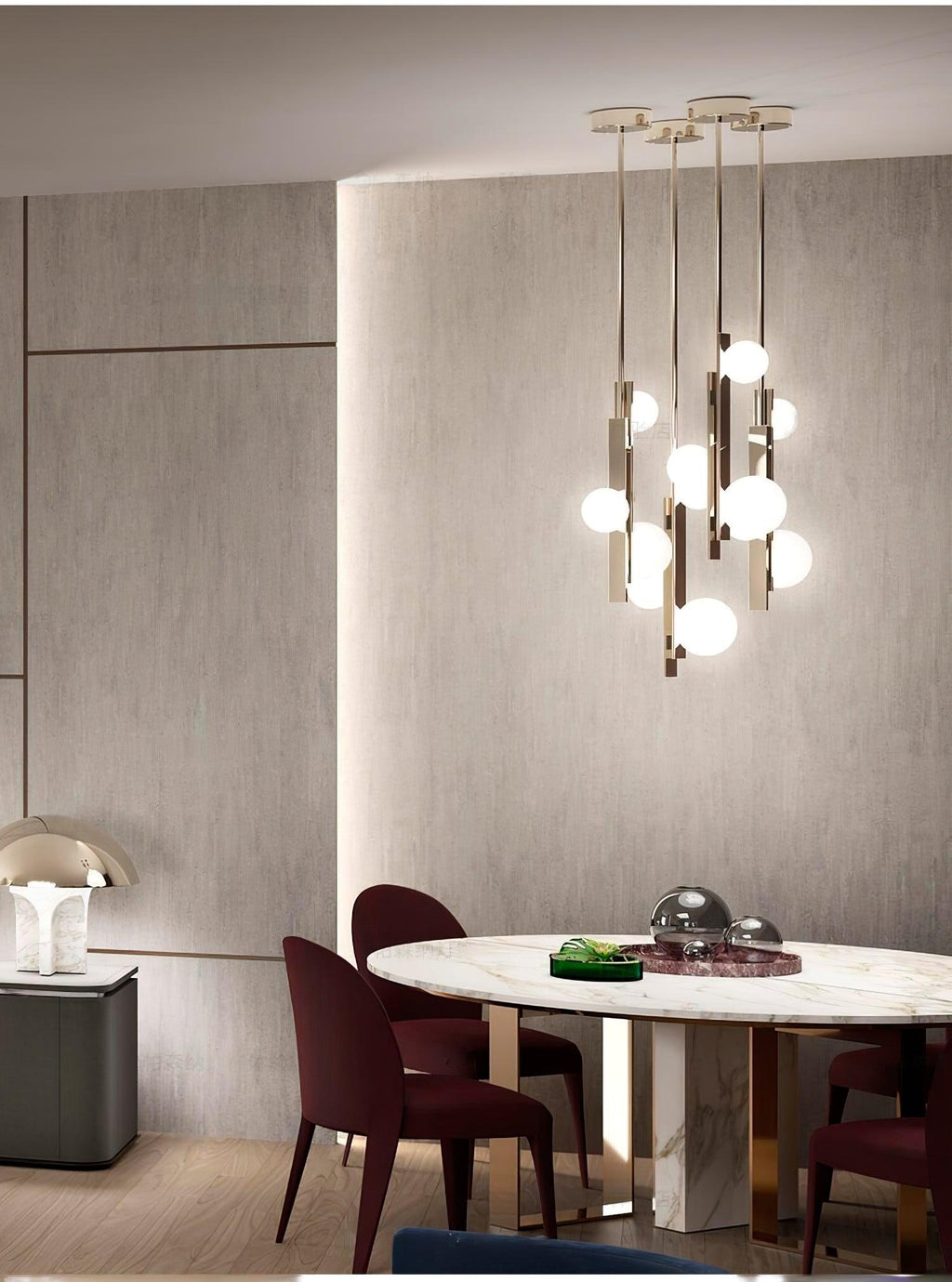 Aubermoss Glass Pendant Light-Moonnatur