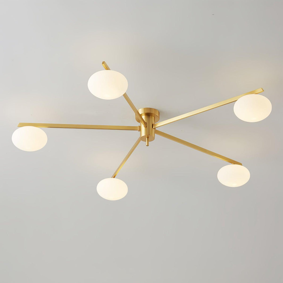 Iverena Glass Ceiling Light-Moonnatur