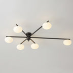 Iverena Glass Ceiling Light-Moonnatur