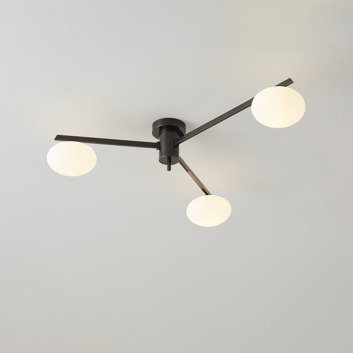 Iverena Glass Ceiling Light-Moonnatur