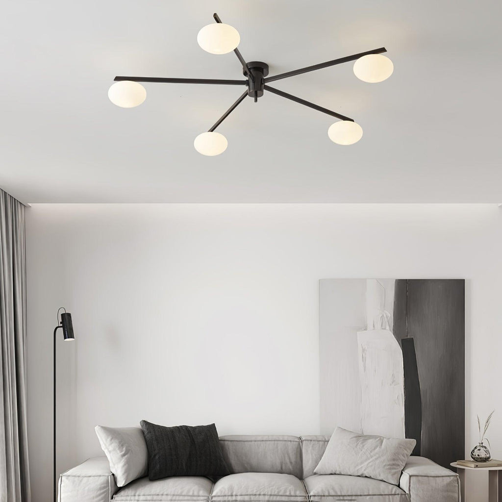 Pardenholm Glass Ceiling Light-Moonnatur